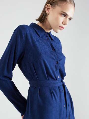 Robe-chemise 'Norra' minimum en bleu