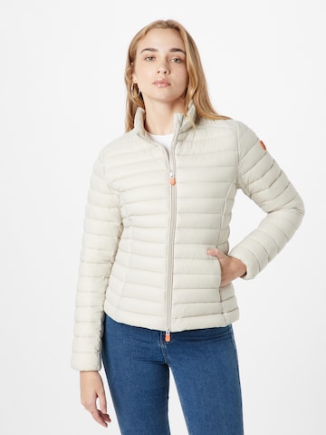 SAVE THE DUCK Between-Season Jacket 'CARLY' in Beige: front