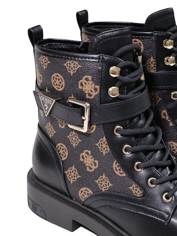 Scarpa stringata 'FELLINI FLFFEI ELE10' di GUESS in nero