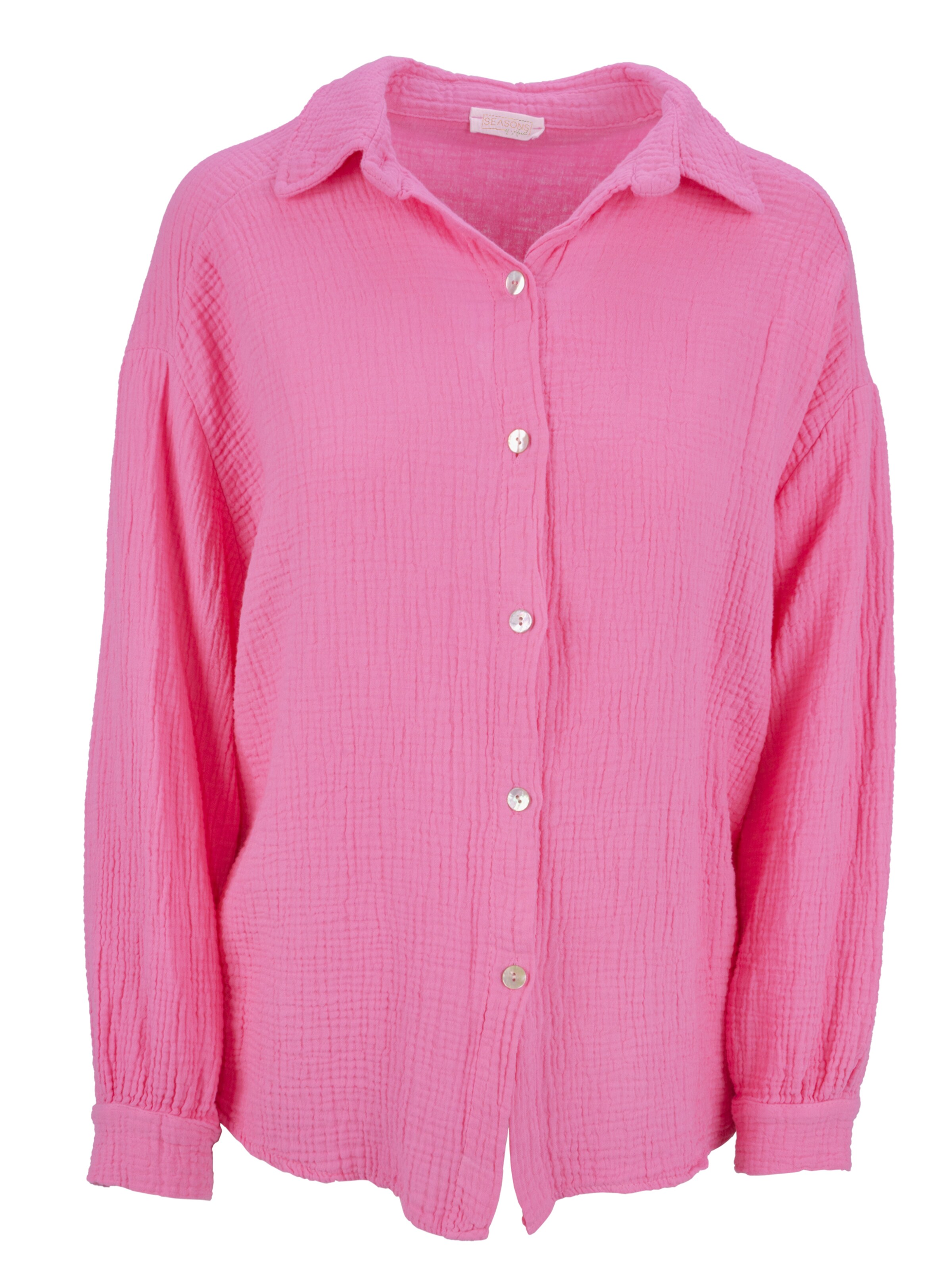 Seasons of April Blouse 'Sasha' in Roze: voorkant