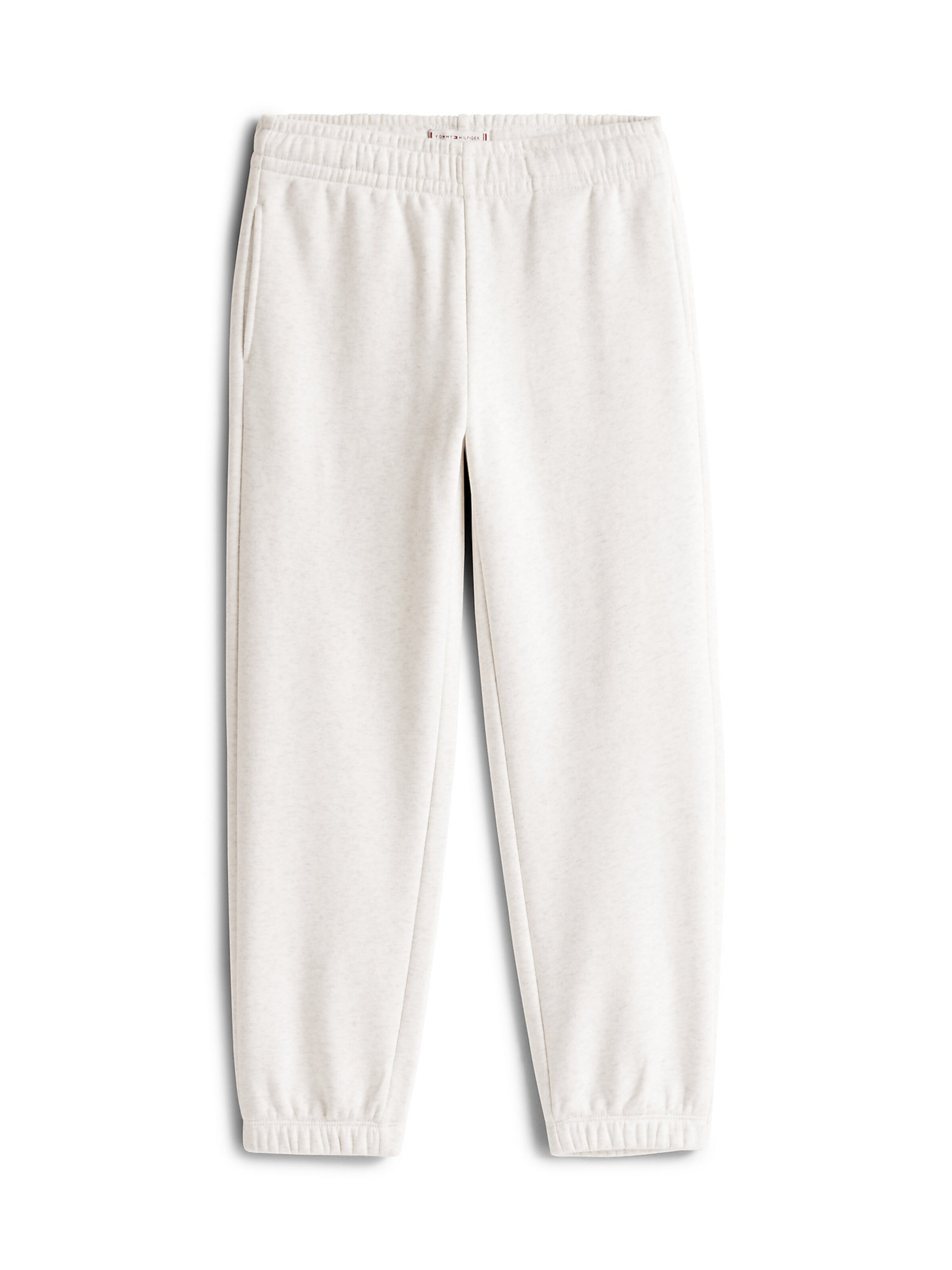TOMMY HILFIGER Tapered Trousers in White: front