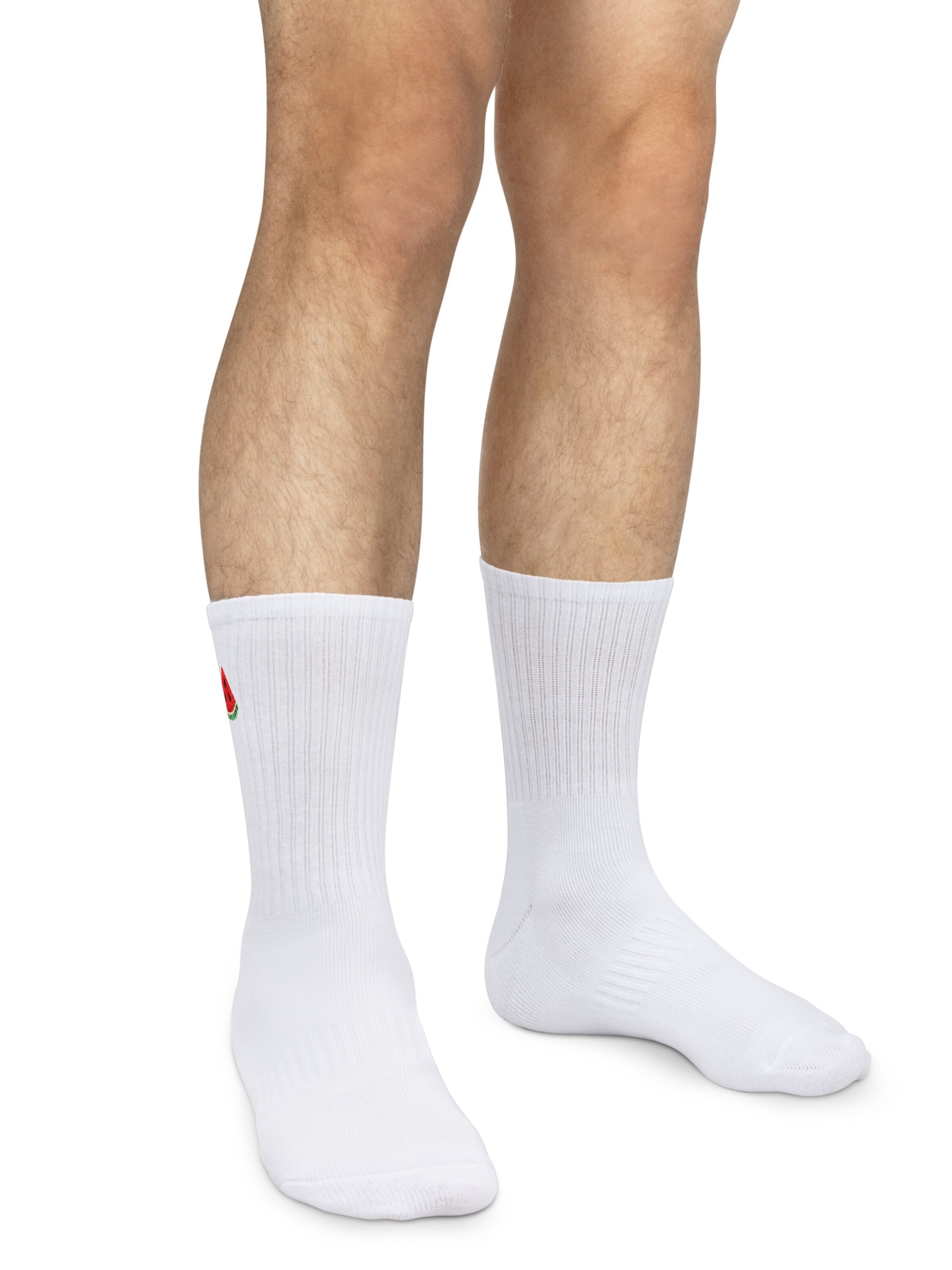 Chaussettes de sport normani en blanc