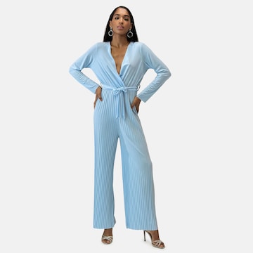 Elara Jumpsuit in Blau: Vorderseite