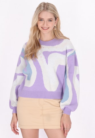 IZIA - Jersey en lila: frente
