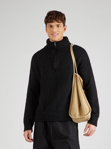Pull-over 'Nils' ABOUT YOU en noir : devant
