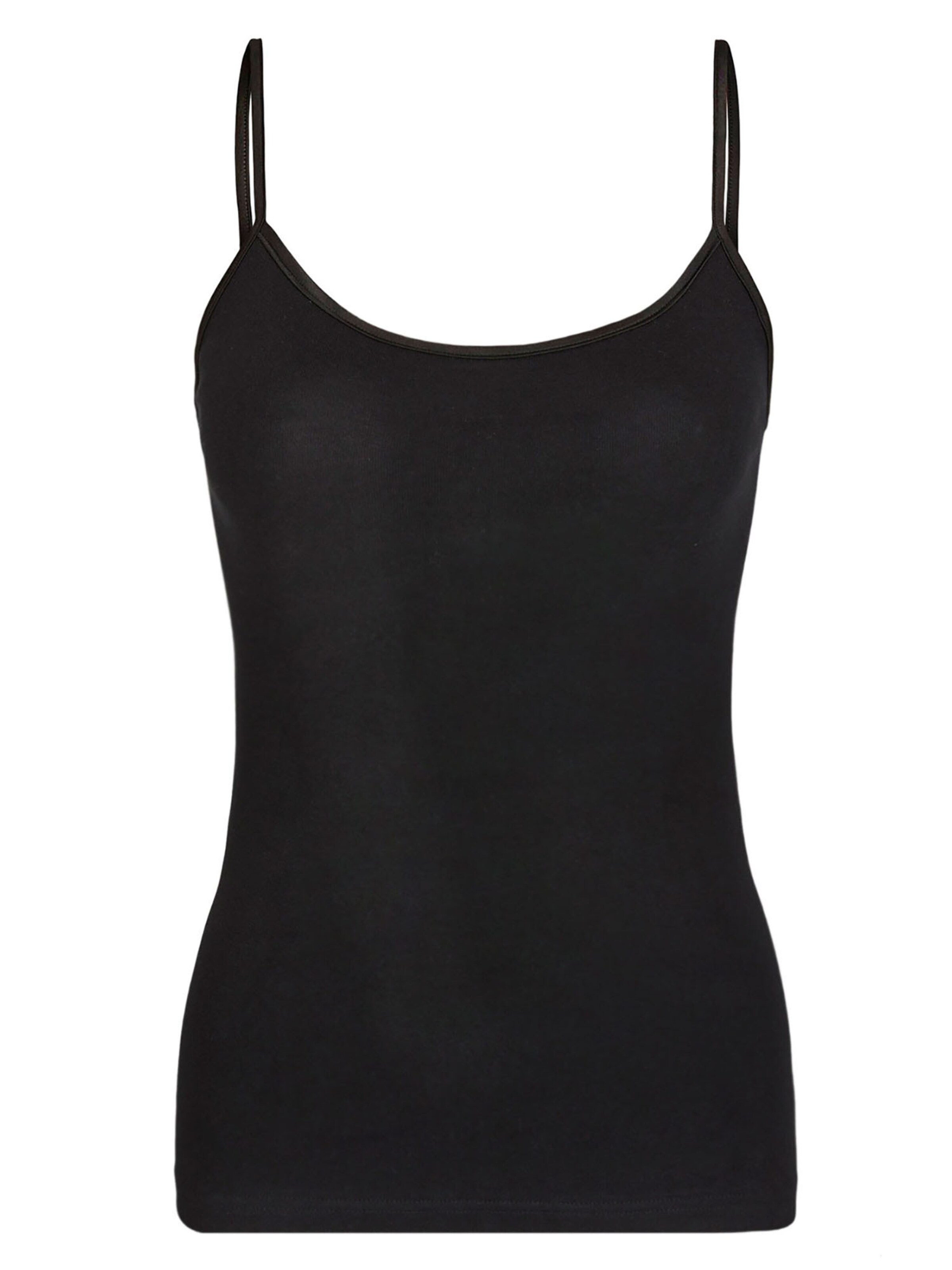 Nina von C. Undershirt 'Pure' in Black: front