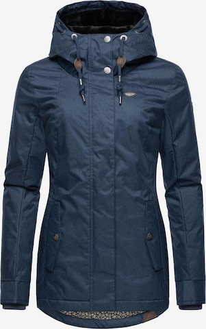 Ragwear Jacke 'Monade II' in Blau: predná strana