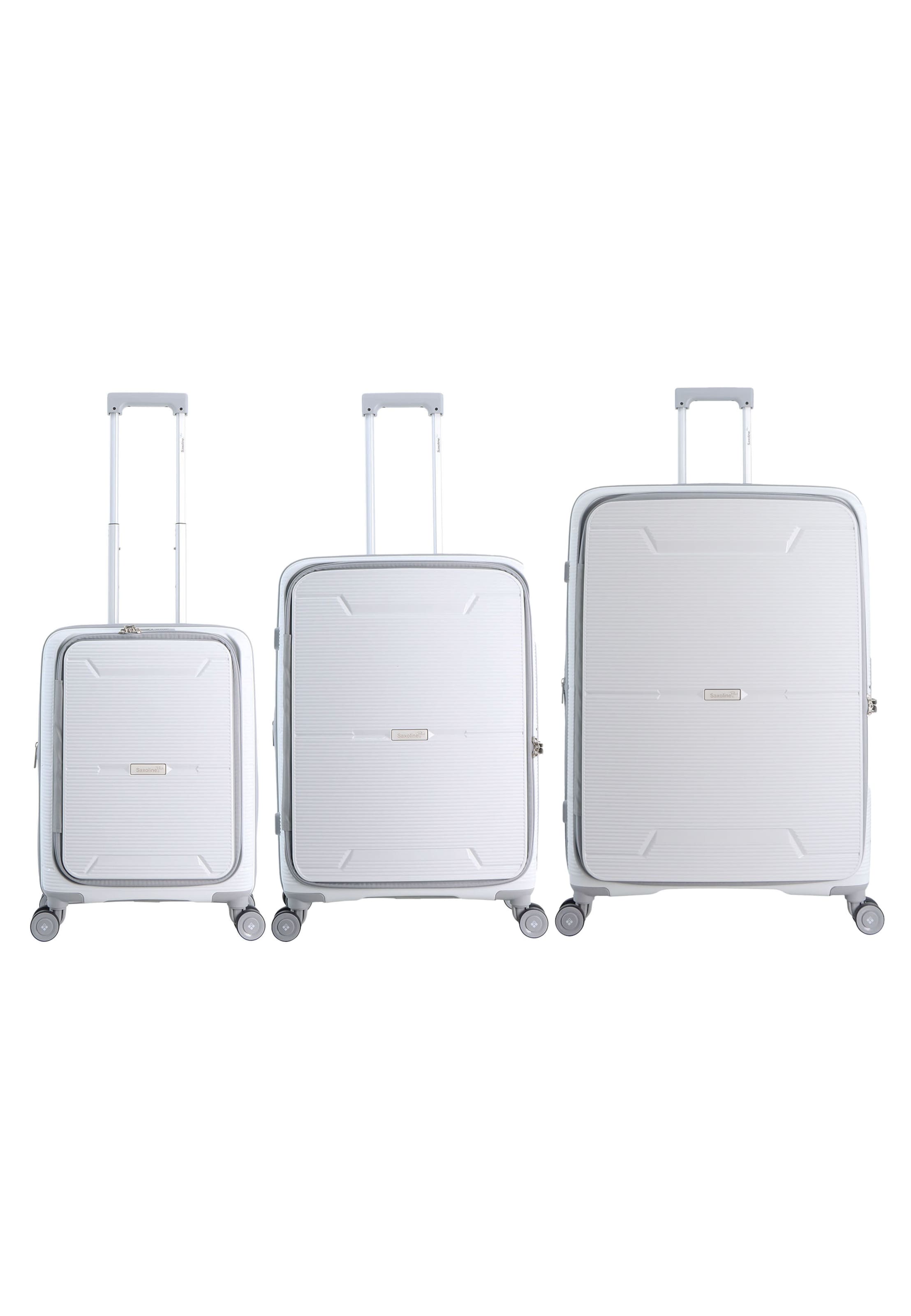 Saxoline Blue Kofferset 'Boho' in Silber: Vorderseite