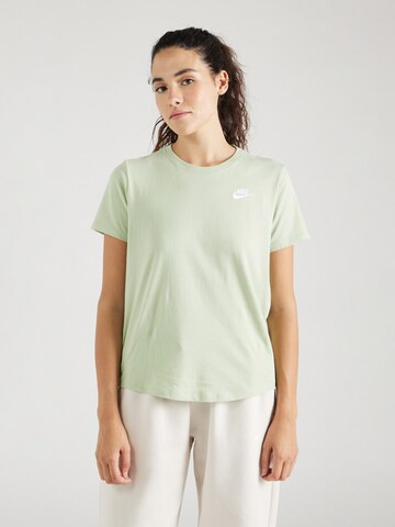 Nike Sportswear Shirt 'Club Essential' in Green: front
