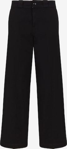DICKIESLoosefit Hlače - crna boja: prednji dio