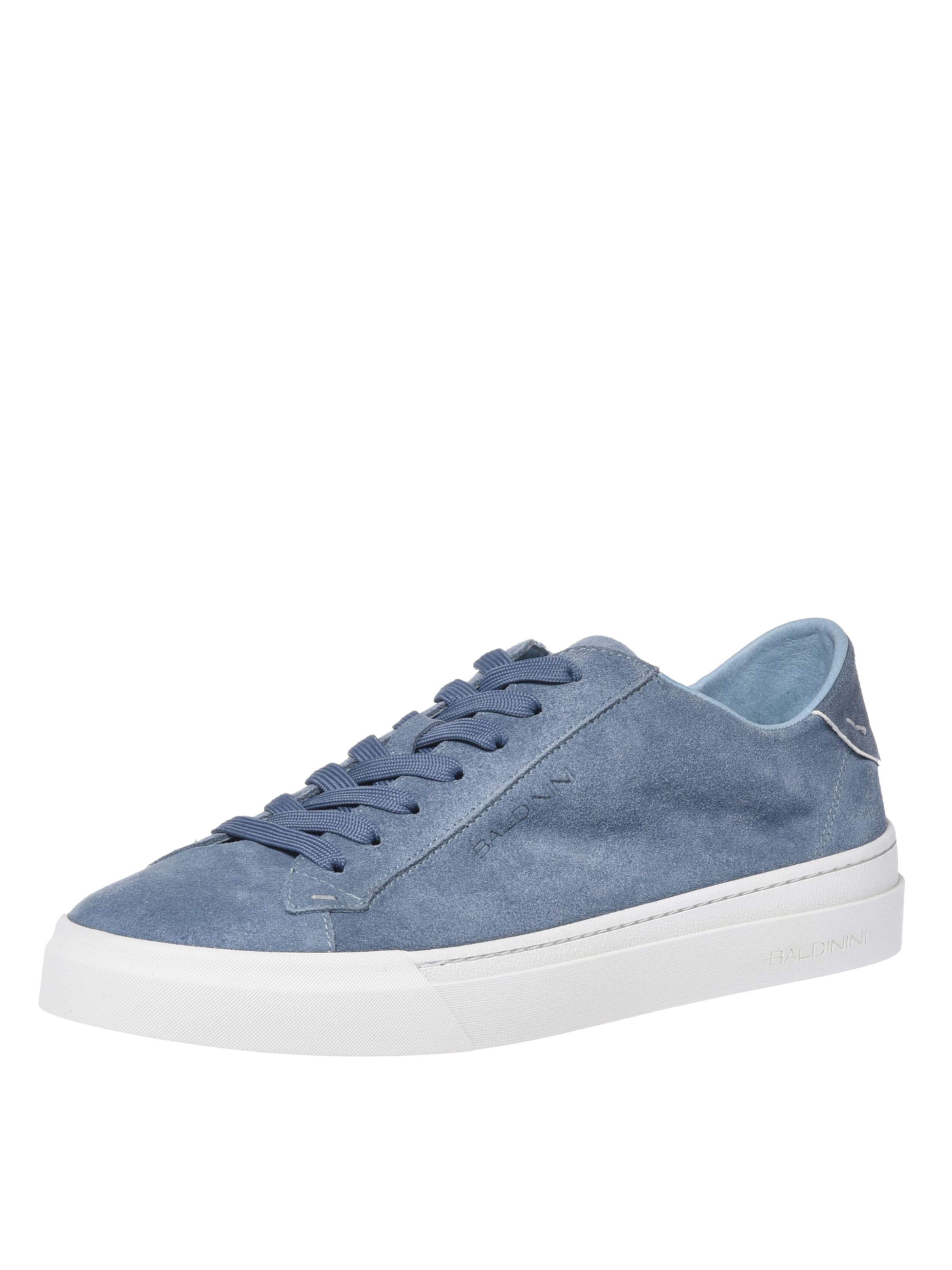BALDININI Platform trainers in Blue: front