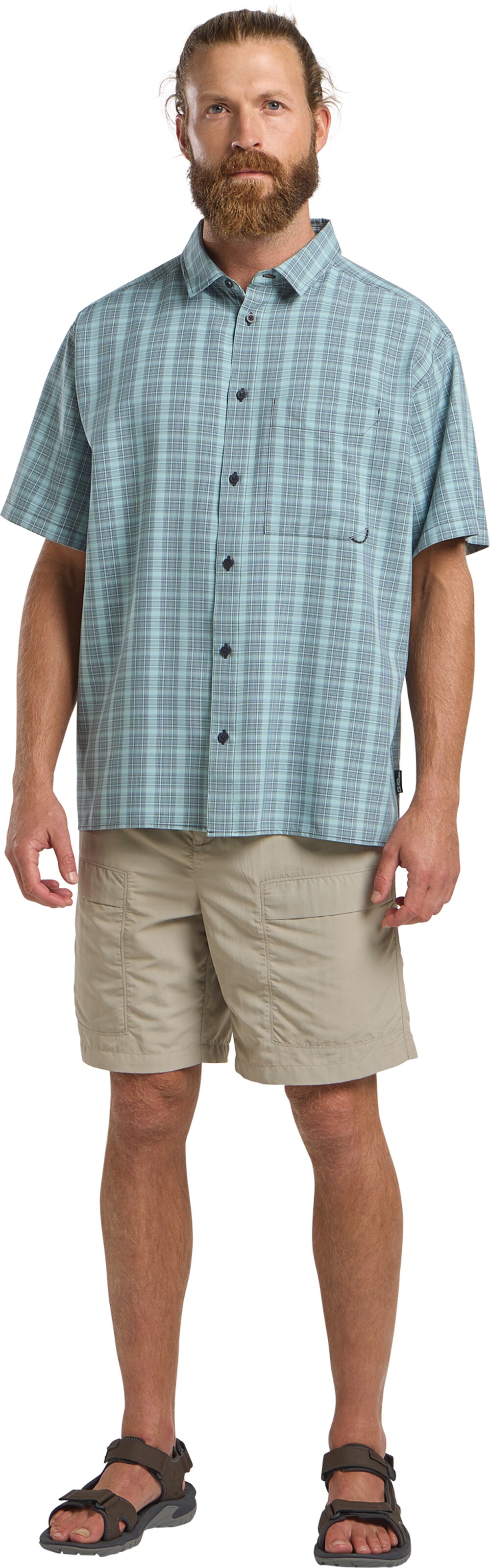 Chemise fonctionnelle 'Meseta' JACK WOLFSKIN en bleu