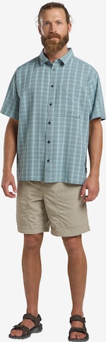 JACK WOLFSKIN Regular Fit Hemd 'Meseta' in Blau