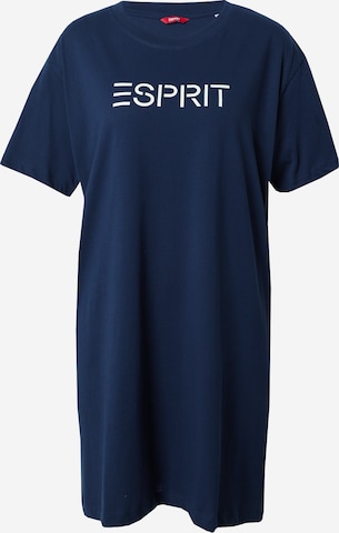 ESPRIT Nachthemd 'MIA' in Blauw: voorkant