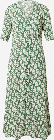 Robe-chemise 'CAMELIA' Thinking MU en vert : devant