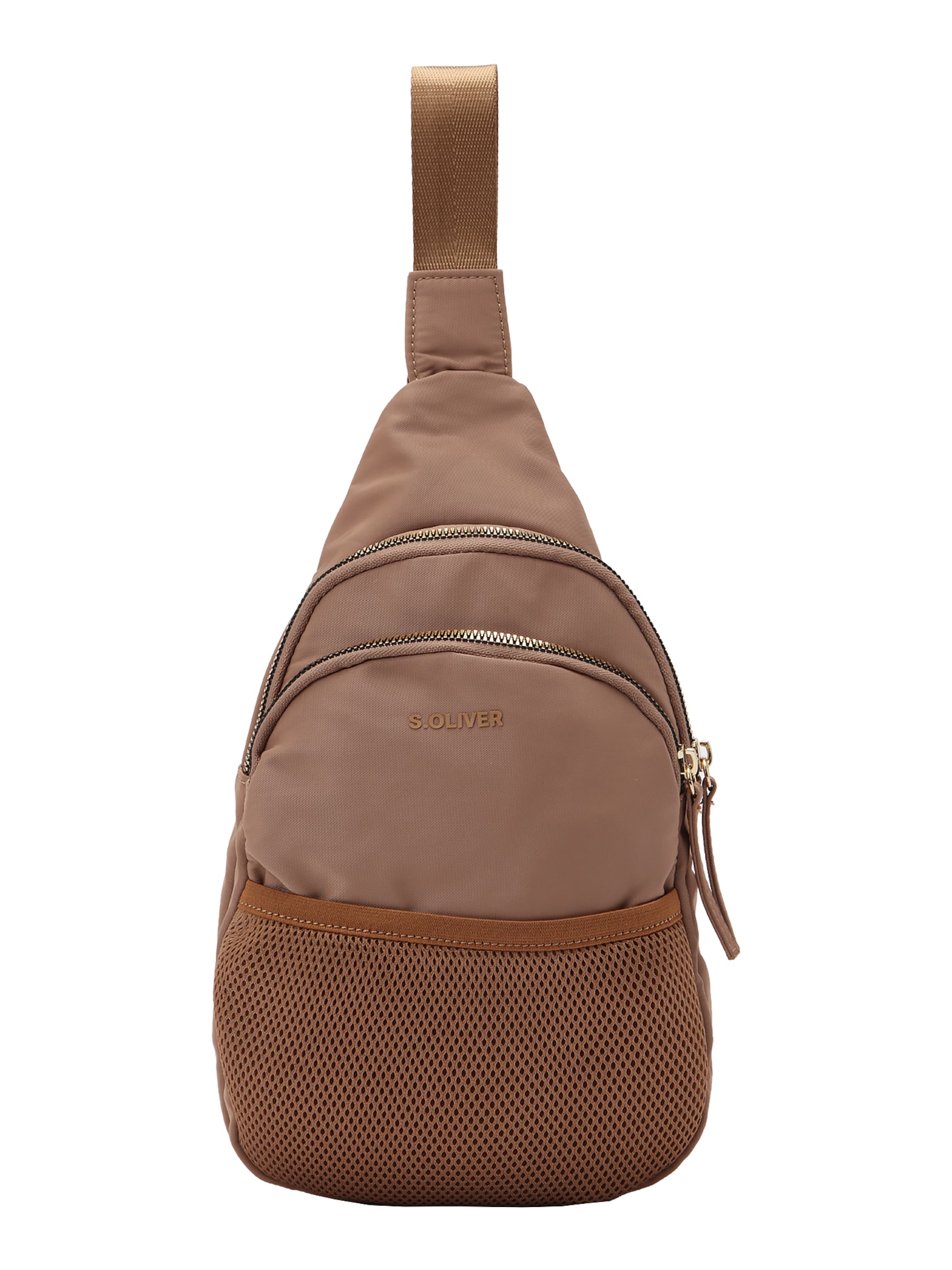 Sac à bandoulière s.Oliver en marron : devant