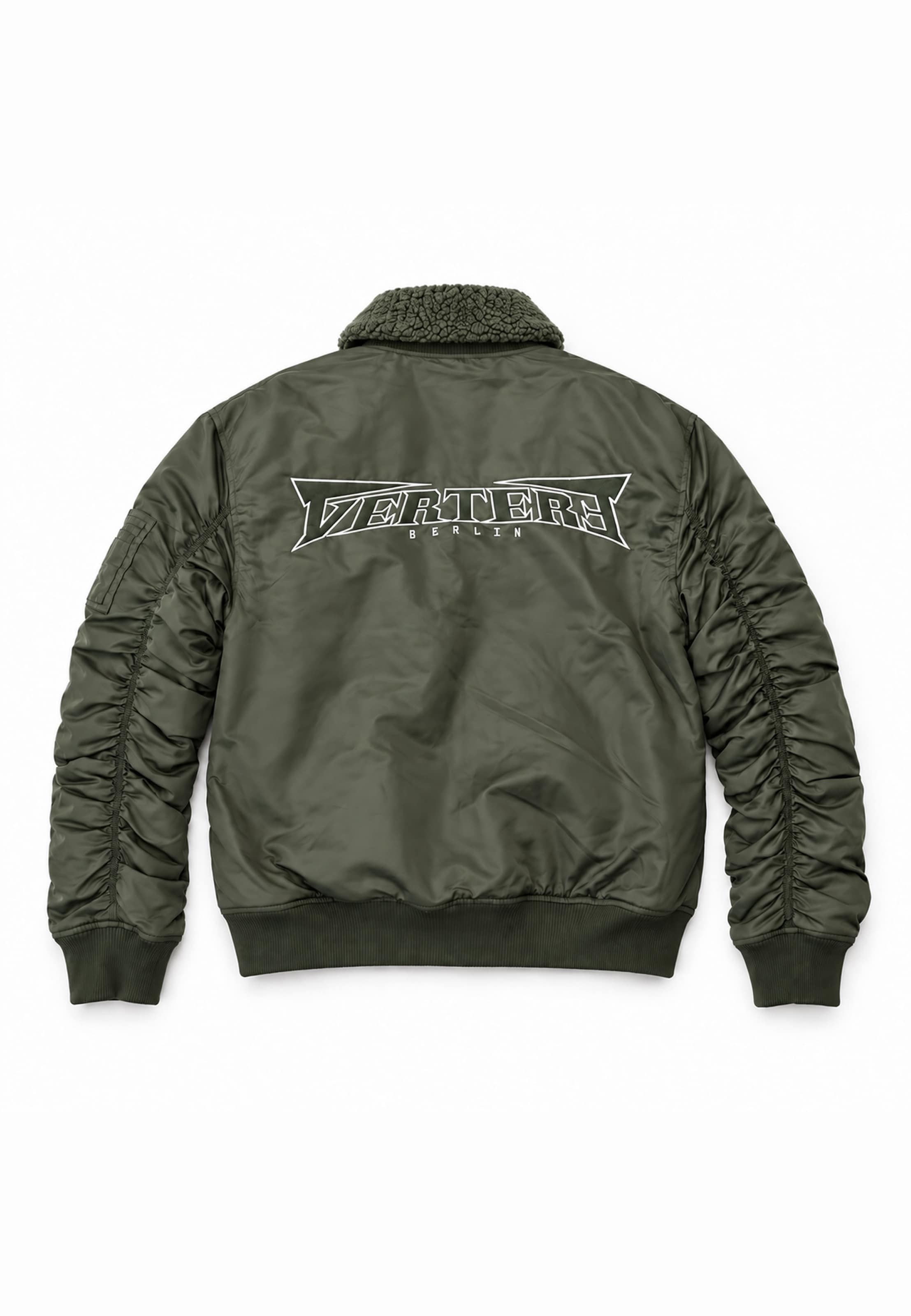Vertere Berlin Übergangsjacke in L in oliv, Produktansicht