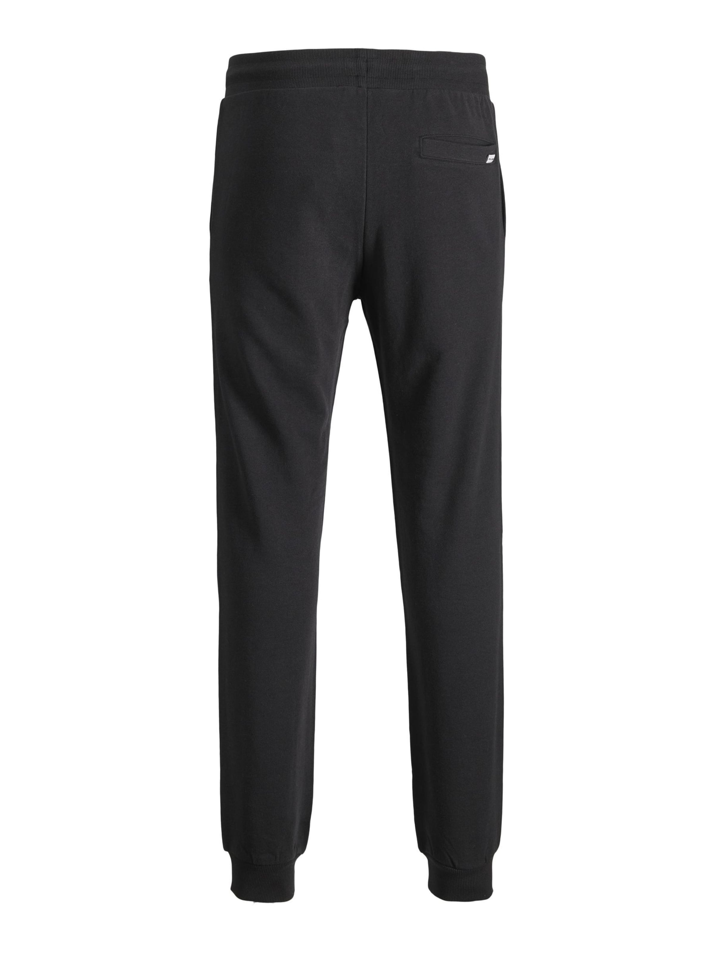 JACK & JONES Tapered Pants 'JPSTGordon JJShark' in Black