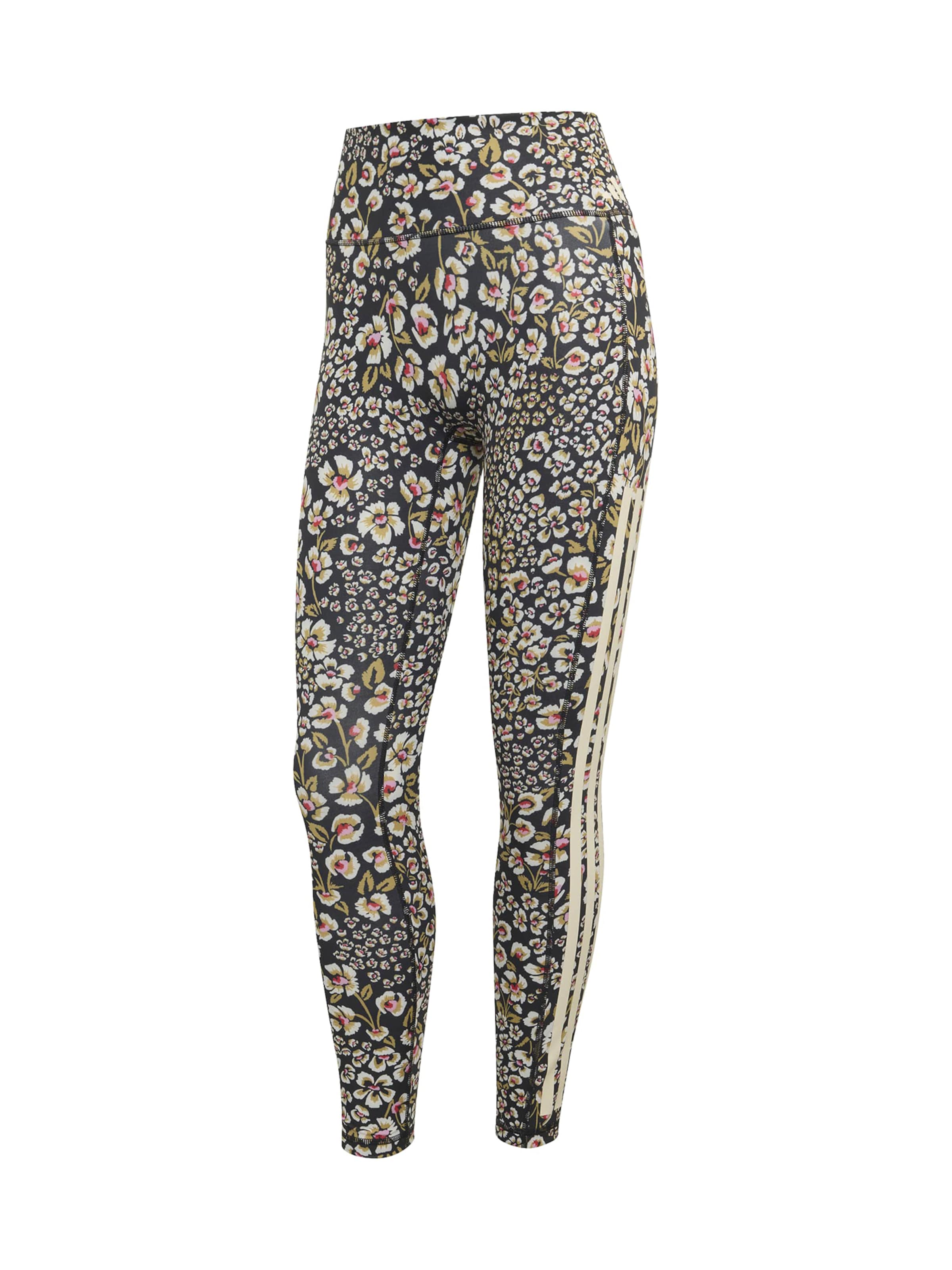 Skinny Pantalon de sport 'FARM' ADIDAS PERFORMANCE en blanc : devant