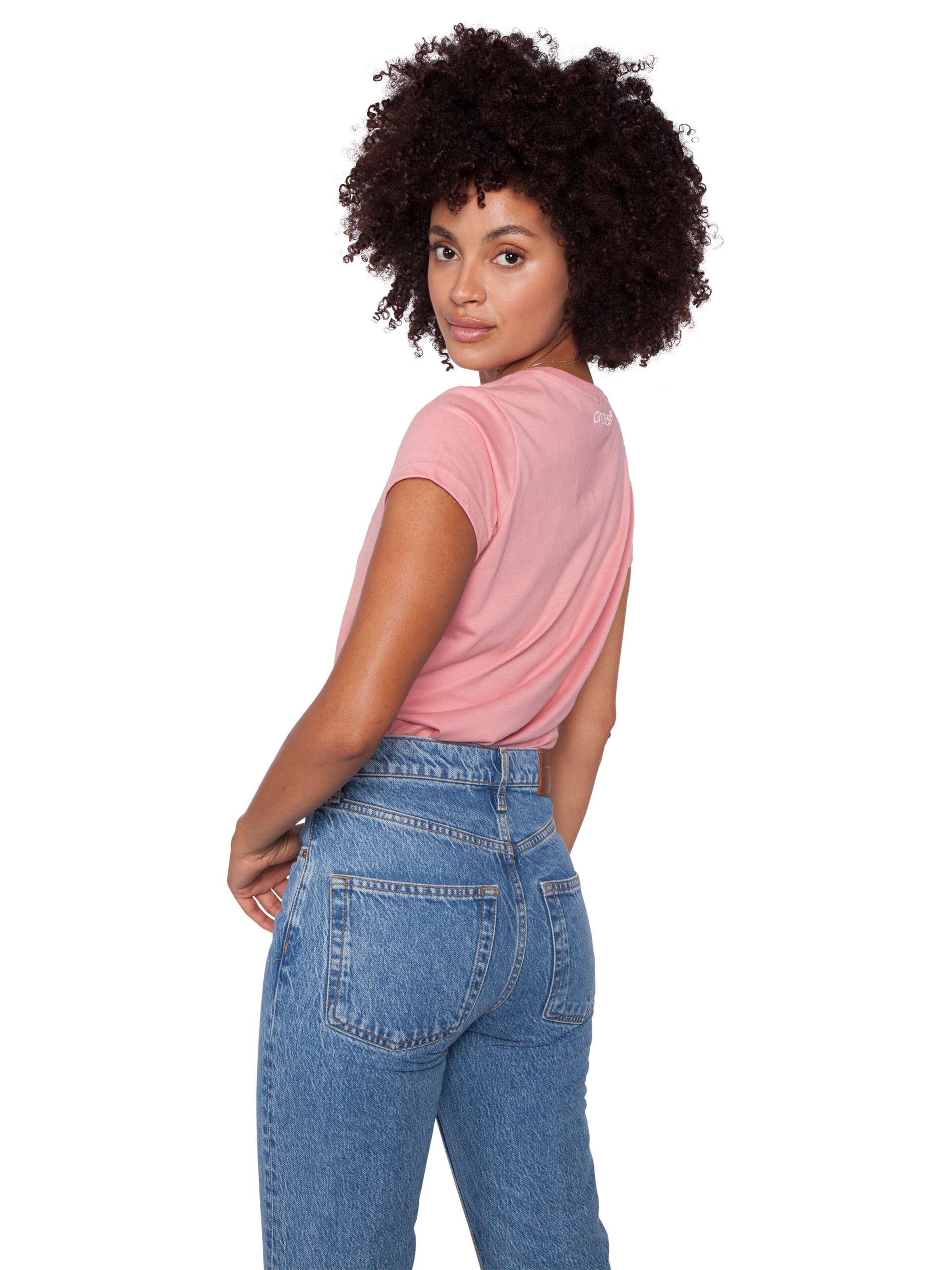 PROTEST Shirt 'CLASSIC LOGO T-SHIRT' in Roze