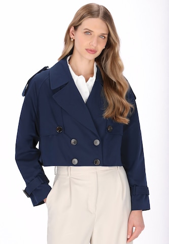 DreiMaster Klassik - Sobretudo meia-estação 'Classic' em azul: frente