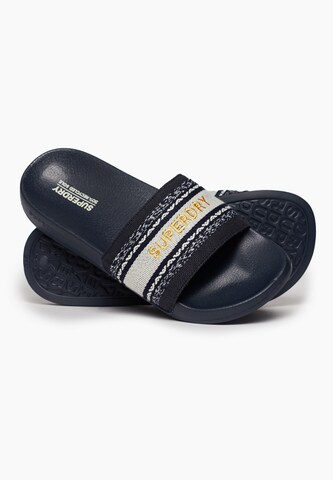 Claquettes / Tongs Superdry en noir