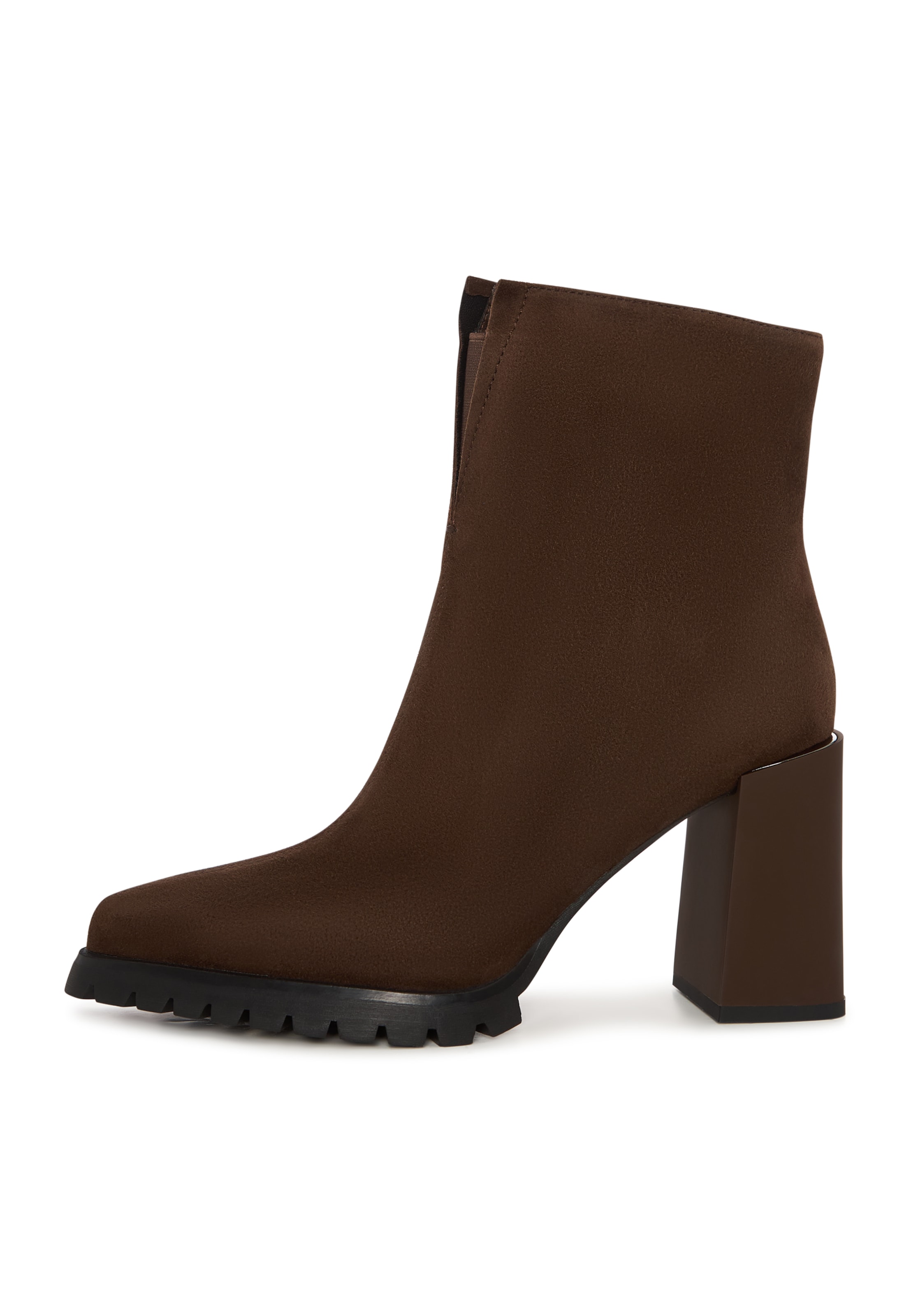 CESARE GASPARI Stiefelette in Braun: Vorderseite