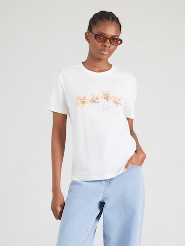 T-shirt 'ONLKITA' ONLY en blanc : devant