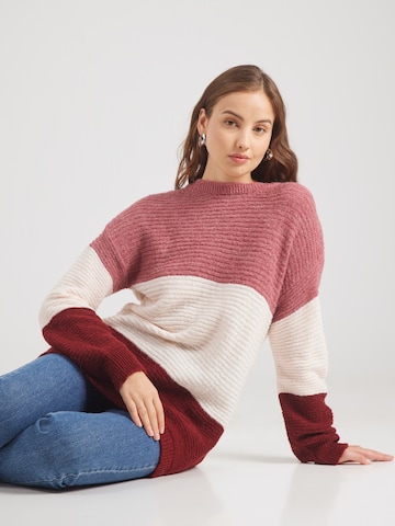 Pull-over 'Larissa' ABOUT YOU en rouge : devant