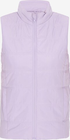 Gilet SANIKA en violet : devant
