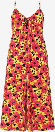 Stil Diva Kleid in 44 in gelb / pink / rosa / schwarz, Produktansicht