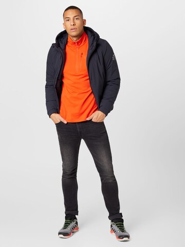 JACK WOLFSKIN Athletic Sweatshirt 'Kolbenberg' in Orange