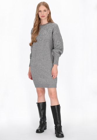Robes en maille DreiMaster Vintage en gris