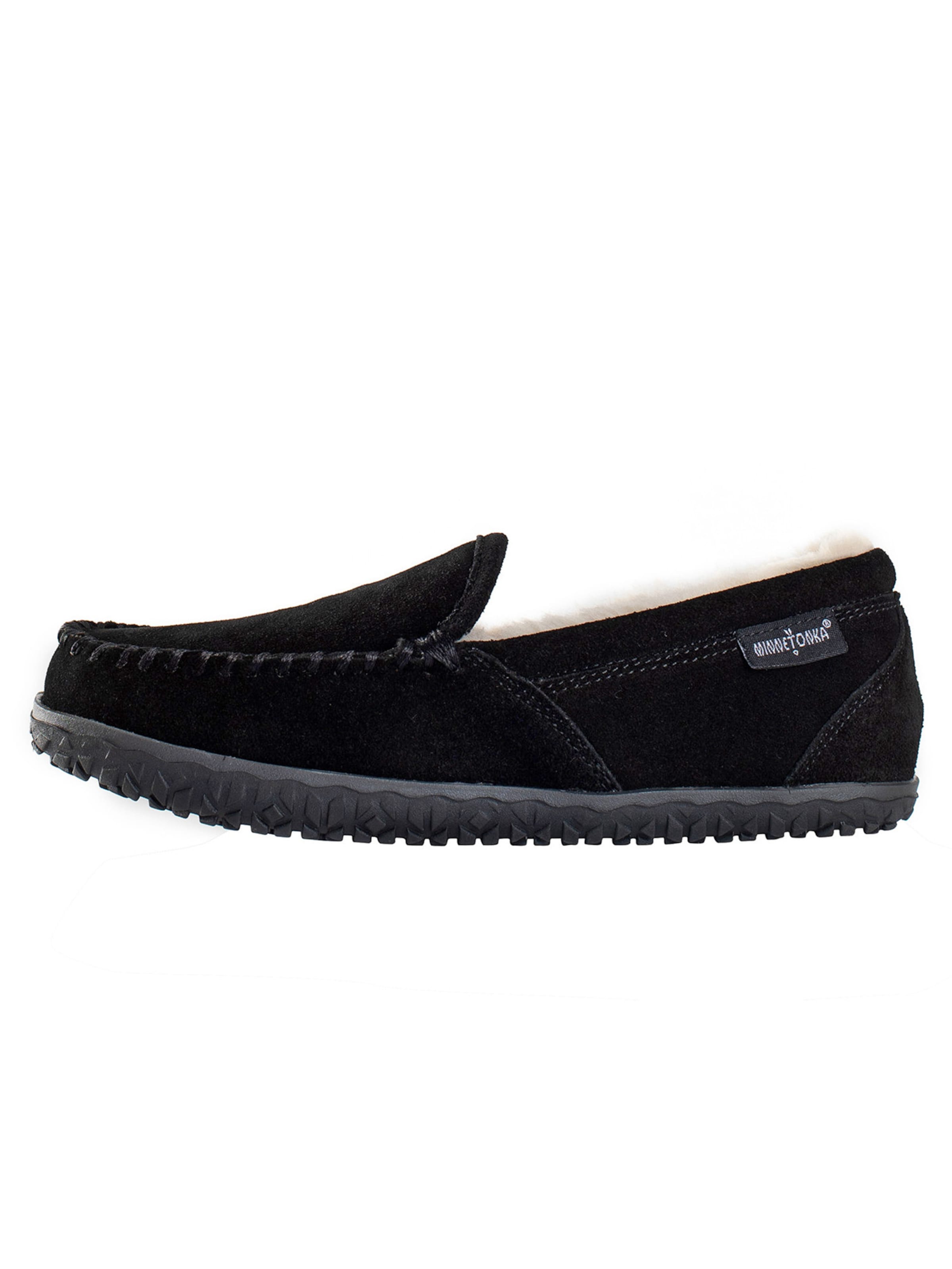 Frauen Halbschuhe Minnetonka Mokassin 'Tempe' in Schwarz - YV82165 Frauen Halbschuhe Minnetonka Mokassin 'Tempe' in Schwarz - YV82165