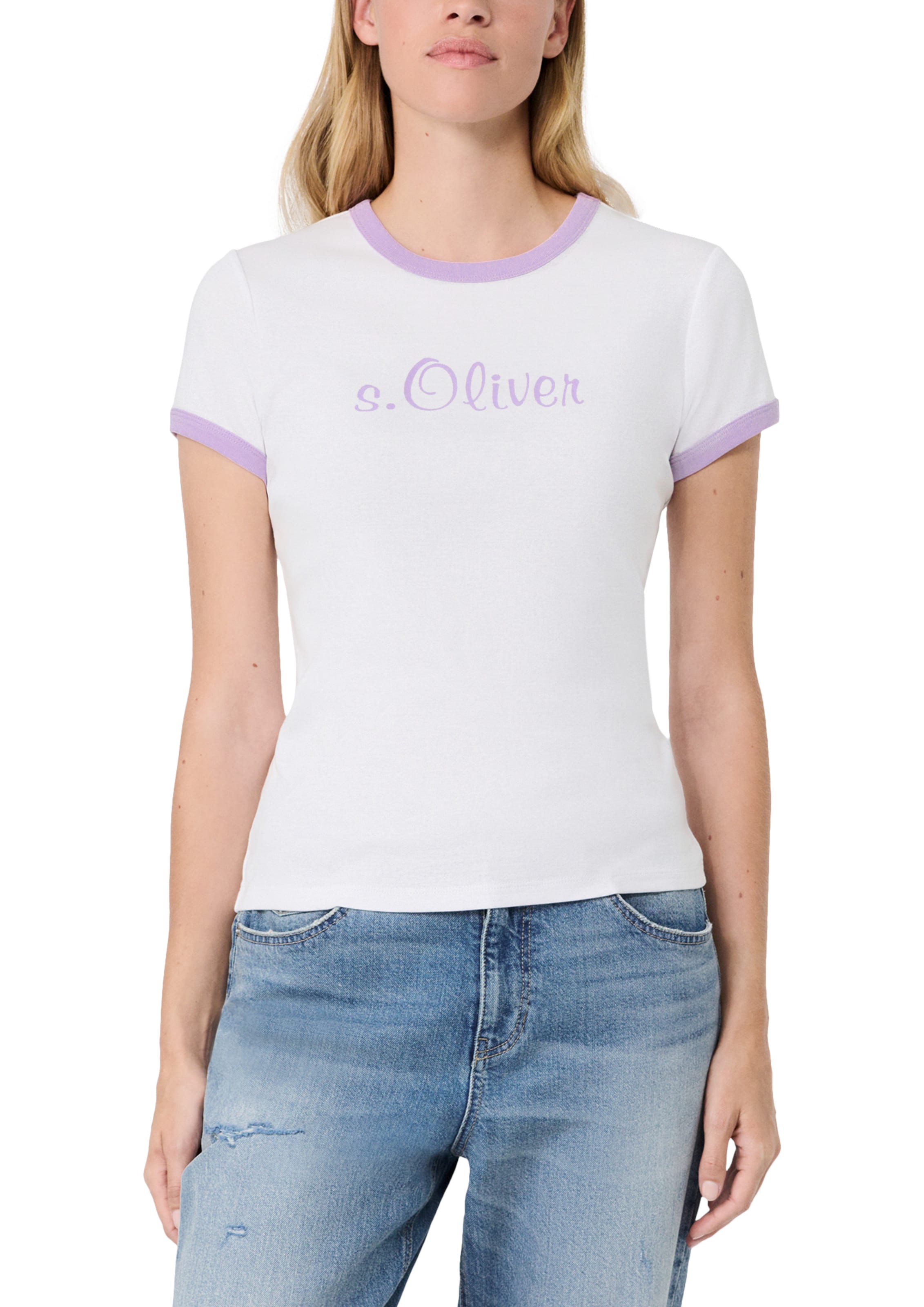 s.Oliver - Camisa em roxo