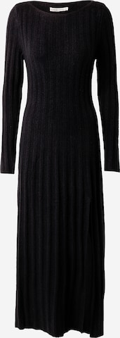 Abercrombie & Fitch Pletené šaty - Čierna: predná strana