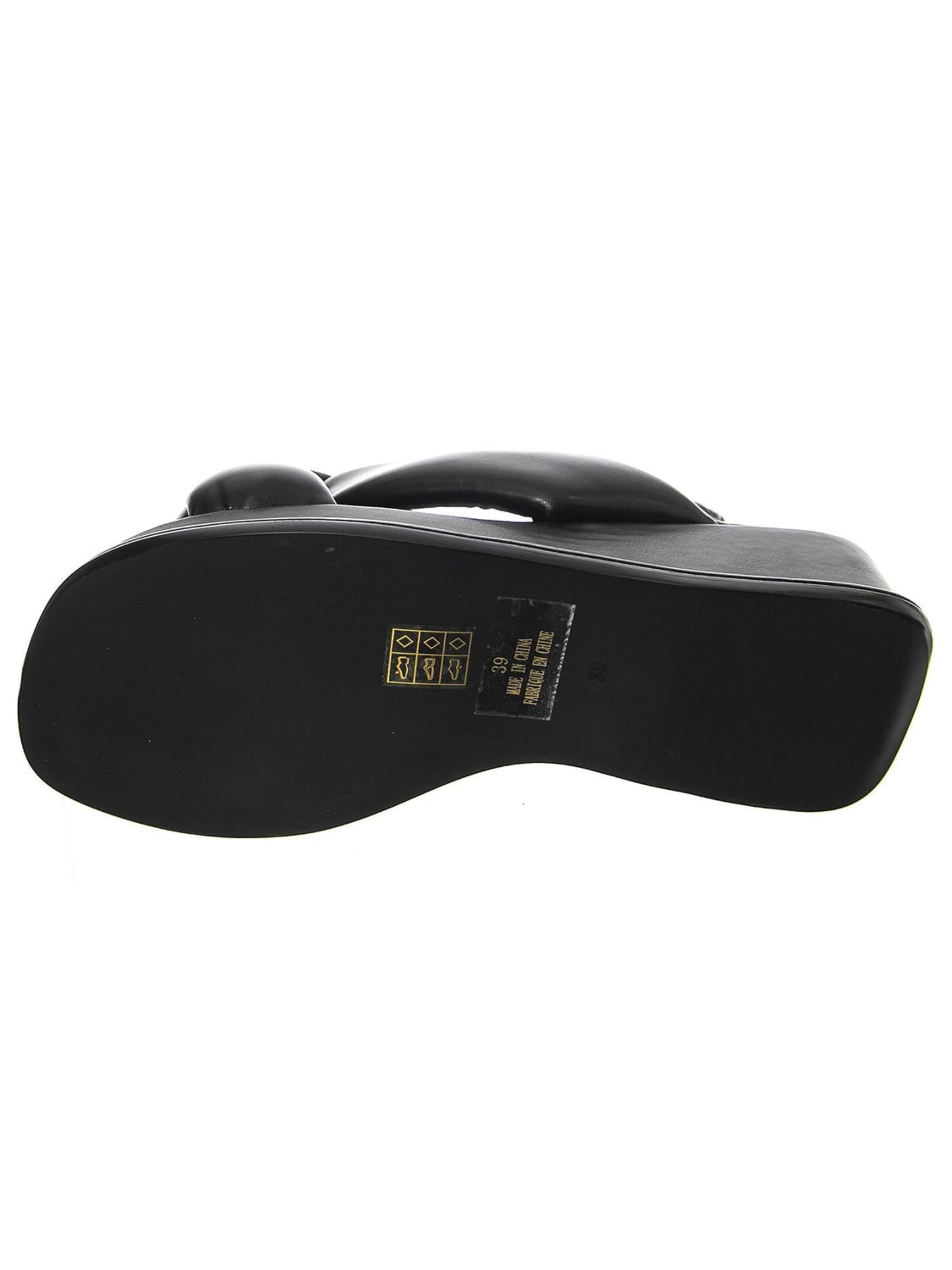 Sandalo 'W' Sying-Hi Black Pu Sandals' di Jeffrey Campbell in nero