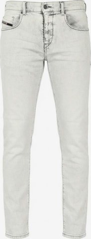 Coupe slim Jean 'D-STRUKT' DIESEL en argent : devant