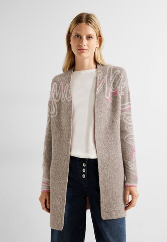 CECIL Strickjacke in Beige: Vorderseite
