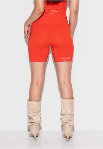 Lykkeland Atelier Skinny Leggings 'Honest' in Red
