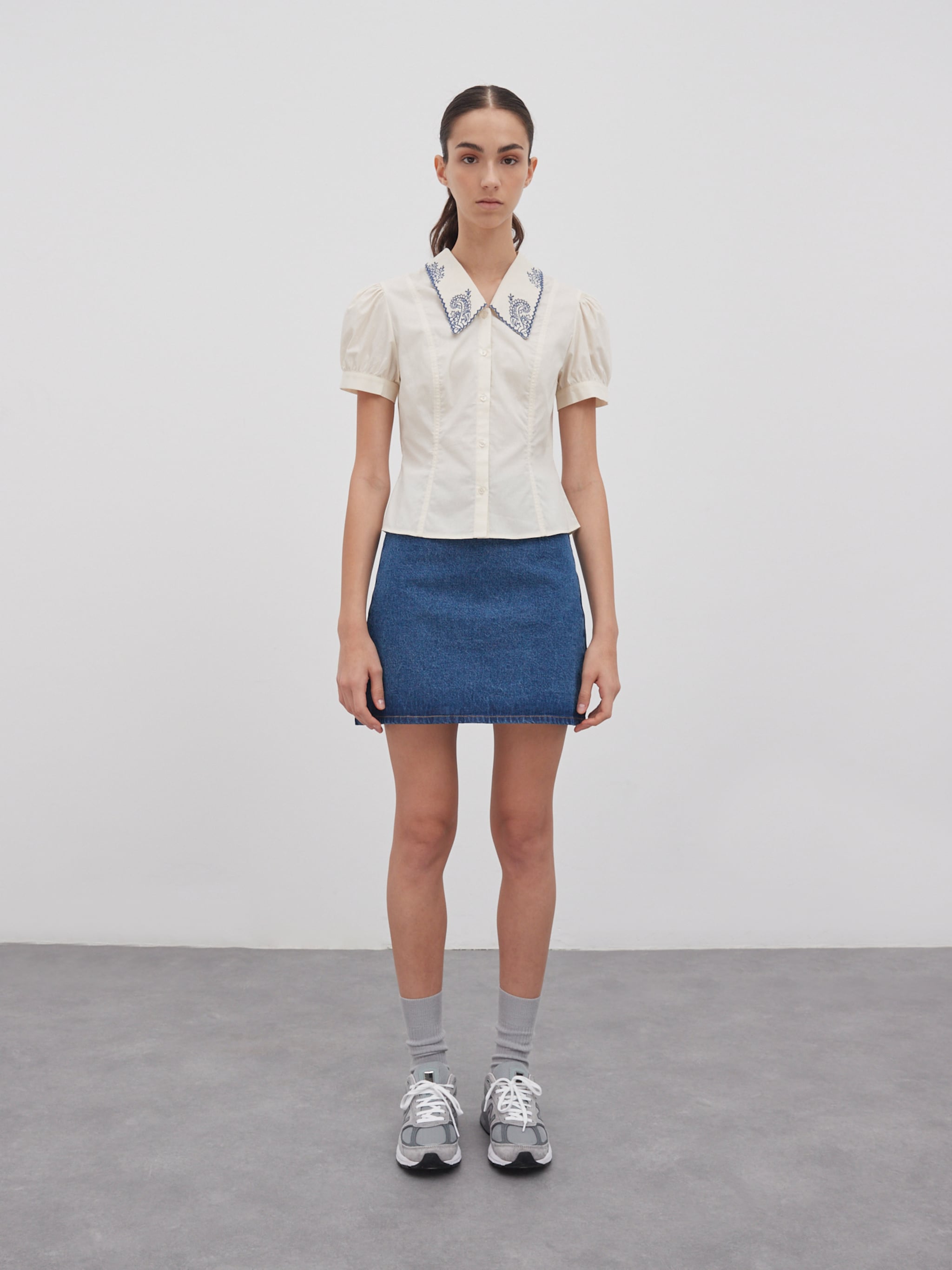 EDITED Blusa 'ALEA' beige