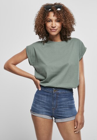 Urban Classics Shirt in Groen: voorkant