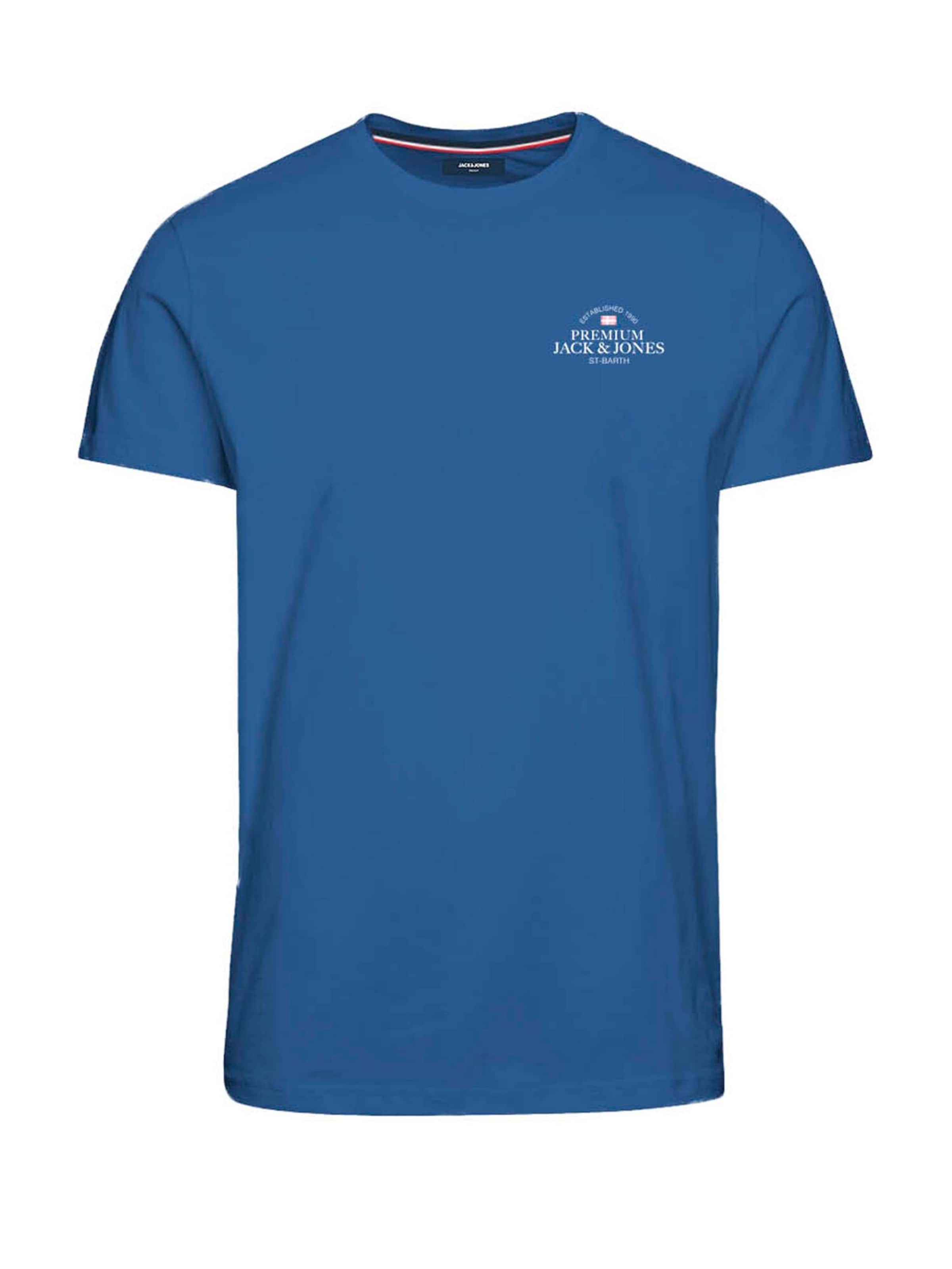 Maglietta 'Blukey' di JACK & JONES in blu: frontale