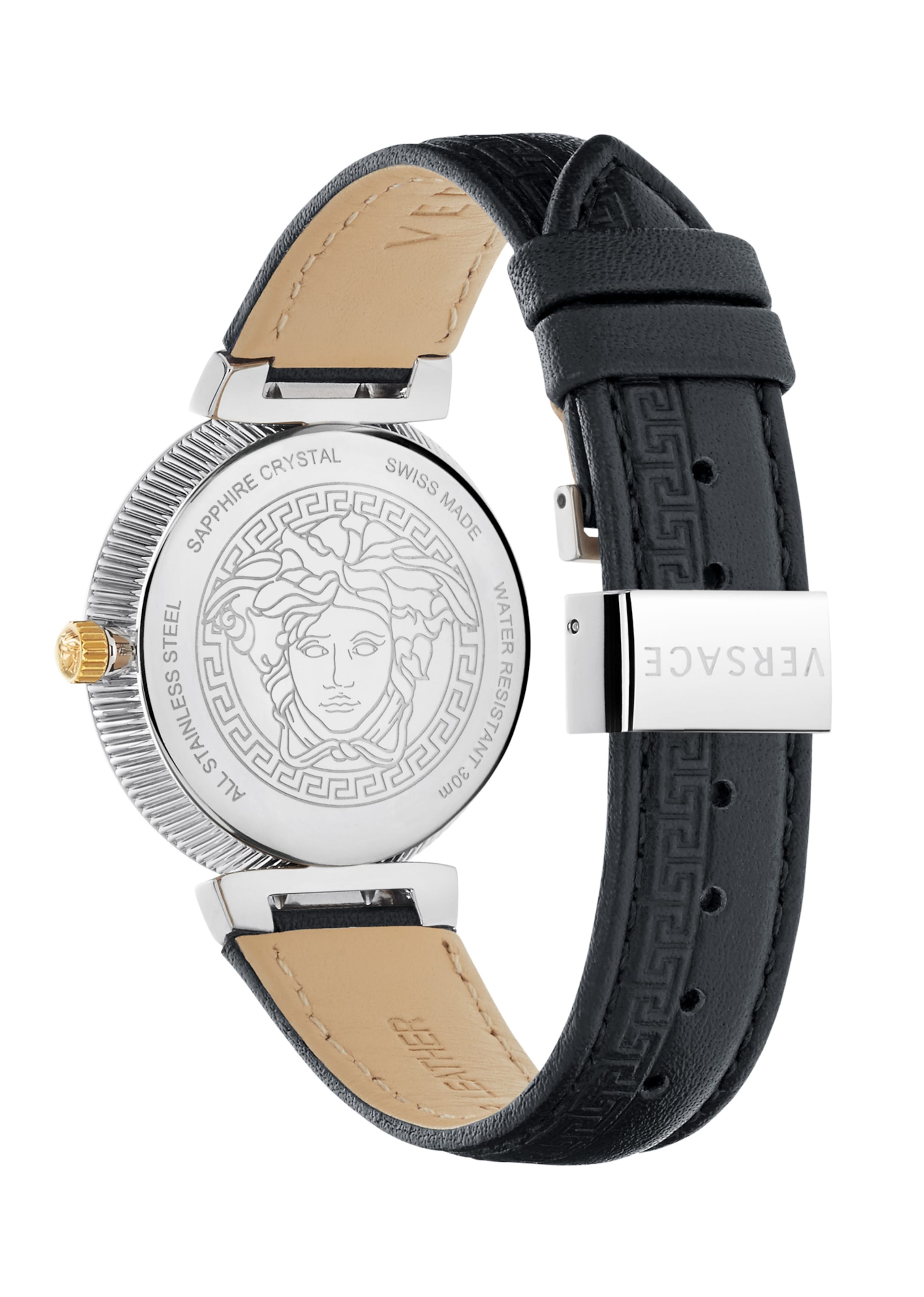 VERSACE Analoog horloge in Zwart