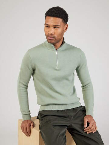 SELECTED HOMME Sweater 'SLHDANE' in Green
