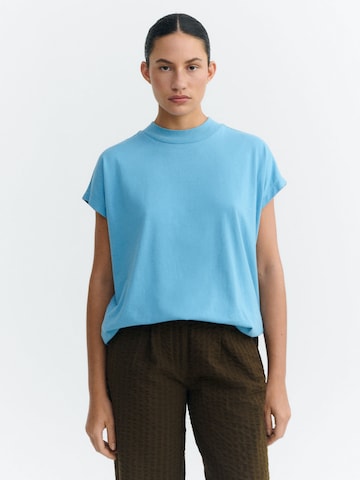 Thinking MU T-Shirt 'Basic Volta' in Blau: Vorderseite