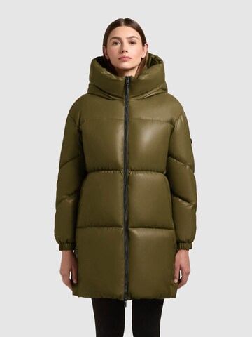 Manteau d’hiver 'Lorsa' khujo en vert : devant