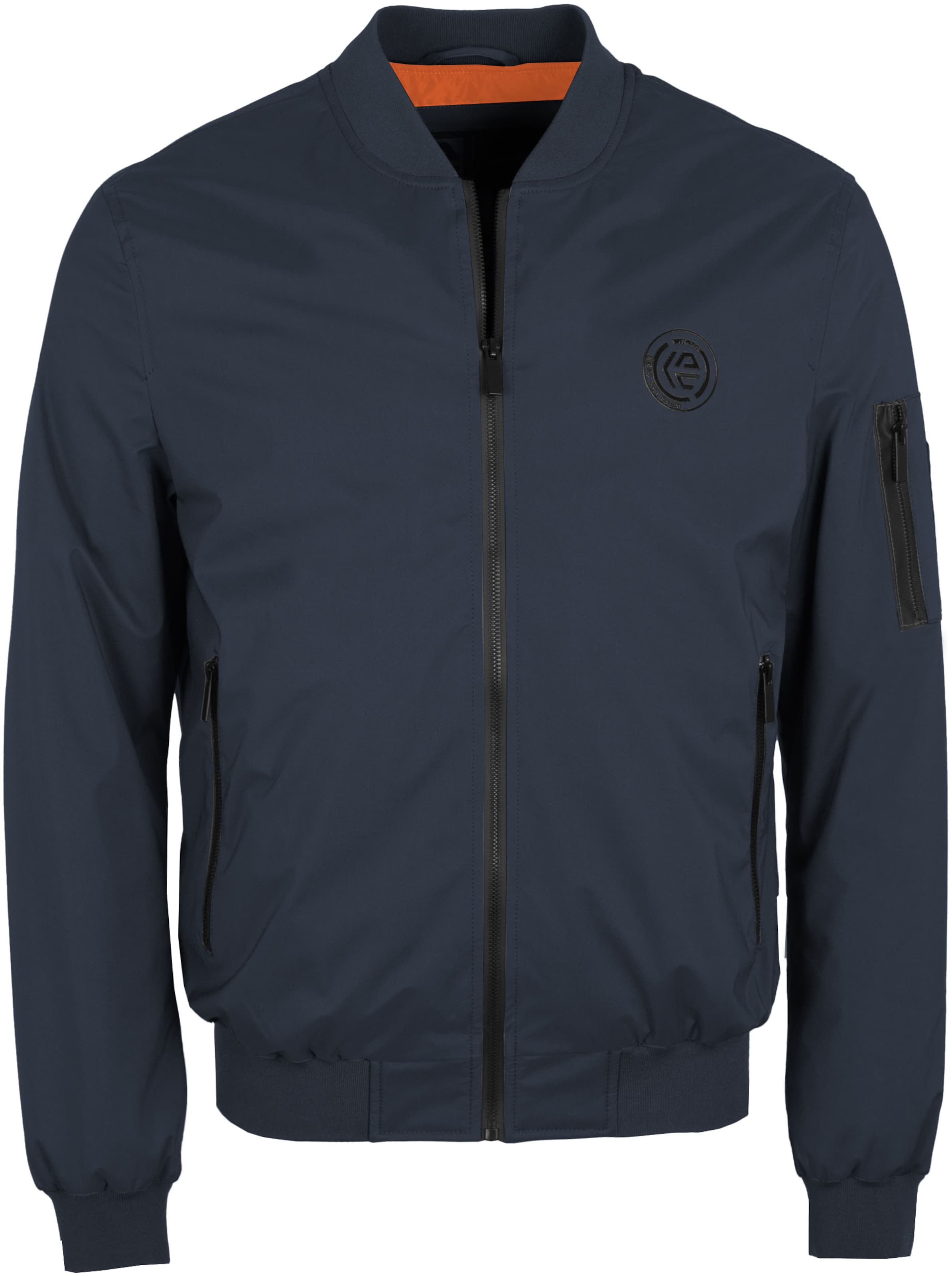 INDICODE JEANS Jacke 'Berto' in Blau: Vorderseite