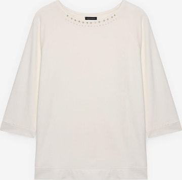 T-shirt Fiorella Rubino en blanc : devant