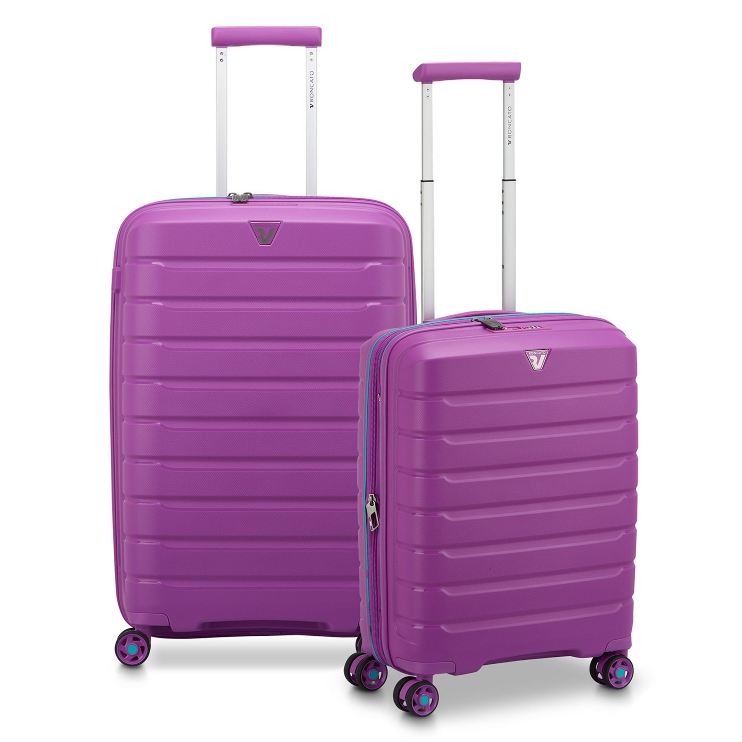 Roncato Suitcase Set 'B-Flying' in Purple: front